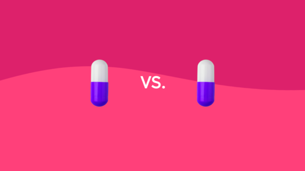 Rx pills comparing Lyrica and gabapentin