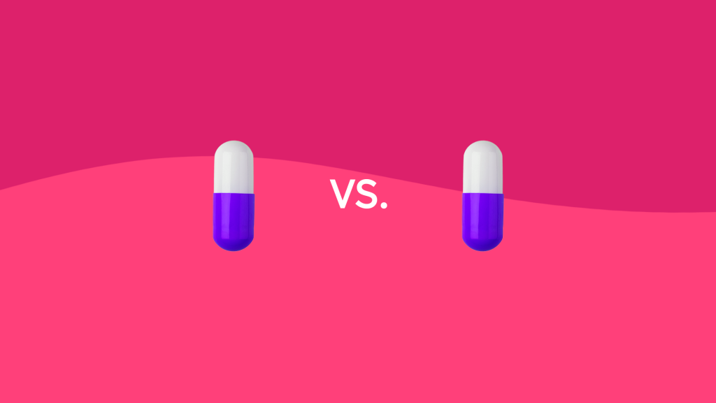 Rx pills comparing Lyrica and gabapentin