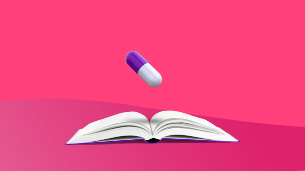 A book and a pill explain how do antibiotics work?