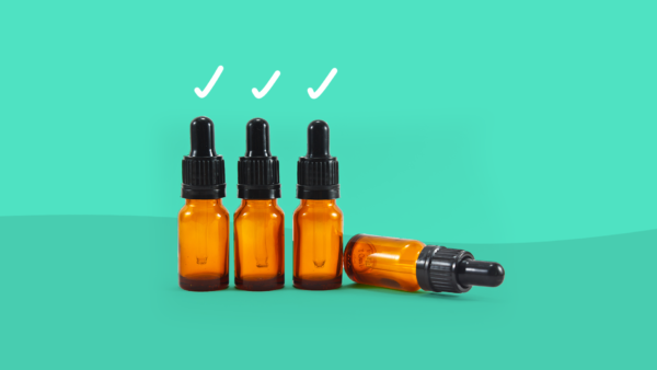 Vials of medication represent a penicillin allergy