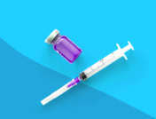 Syringe and vial used for vaccinations: Does Medicare cover shingles vaccines?