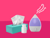 A humidifier and OTC meds - flu remedies