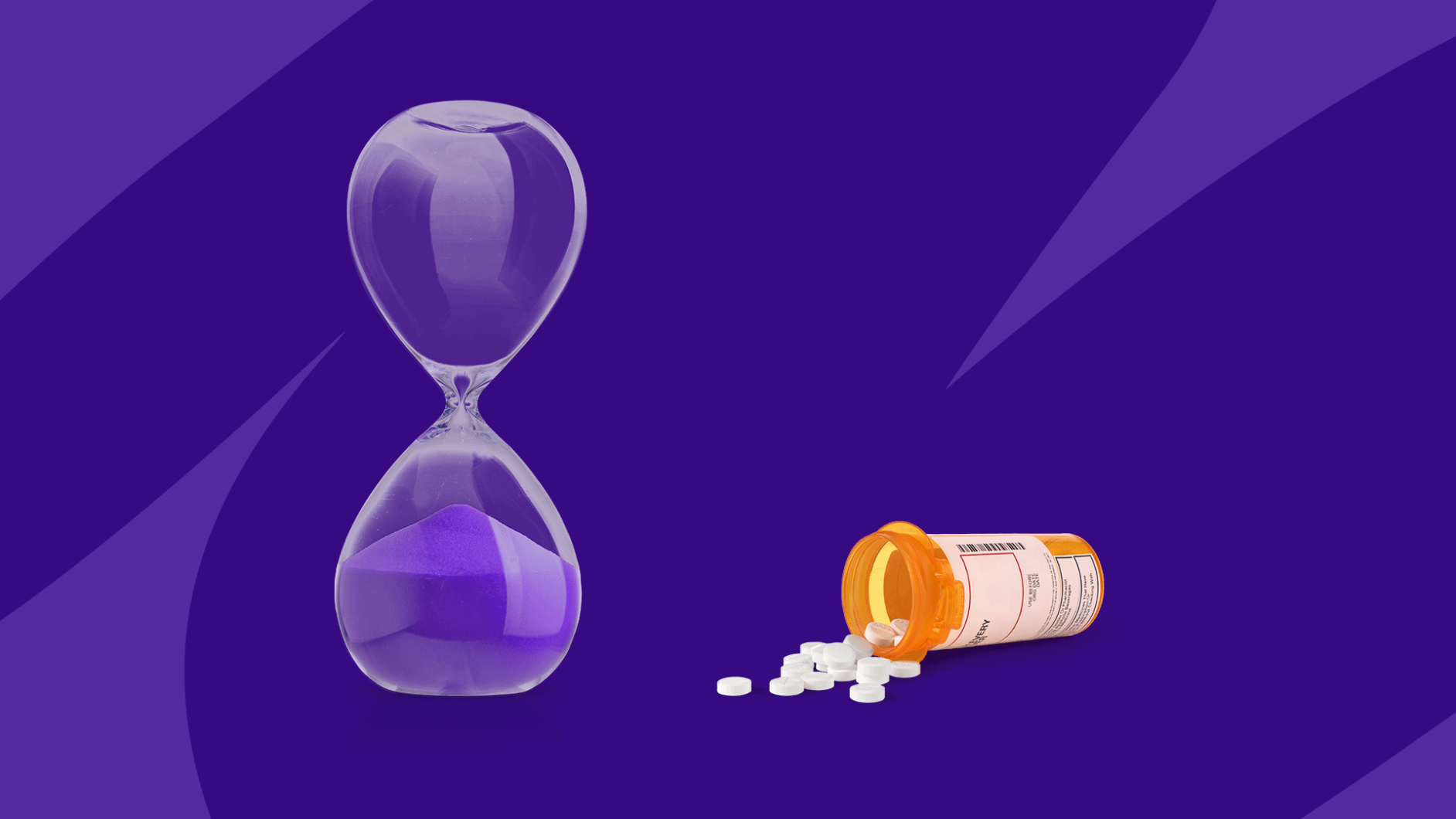 timer and bottle of pills - expired medicine