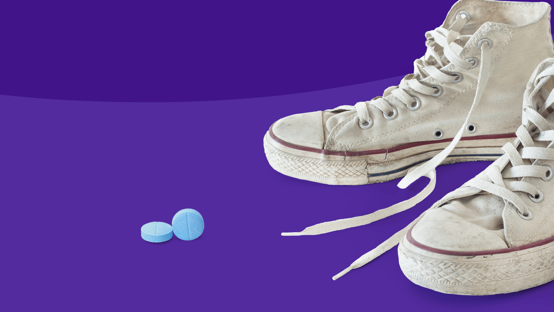 A pair of Converse shoes next to pills: How to prevent teen prescription misuse