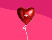 A heart balloon — signs of heart problems