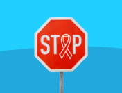 steps to prevent cancer - stop sign