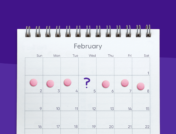 A calendar shows daily aspirin pills