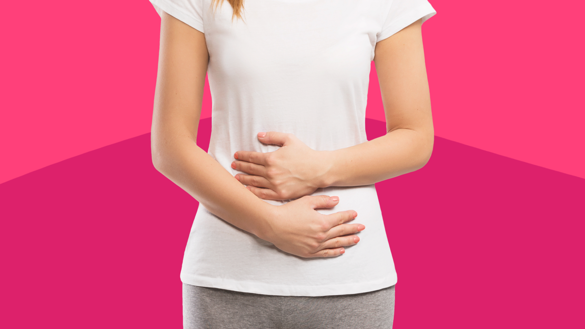 A woman living with endometriosis