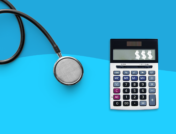Coinsurance - stethoscope and calculator