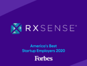 Forbes award for RxSense best startup company