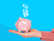 What is a deductible? Piggy bank with coins