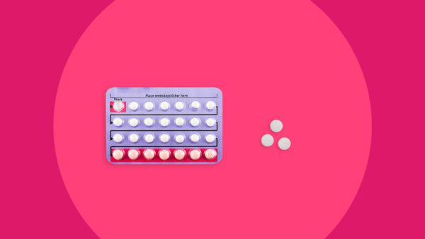 A pack of pills used for PCOS treatment