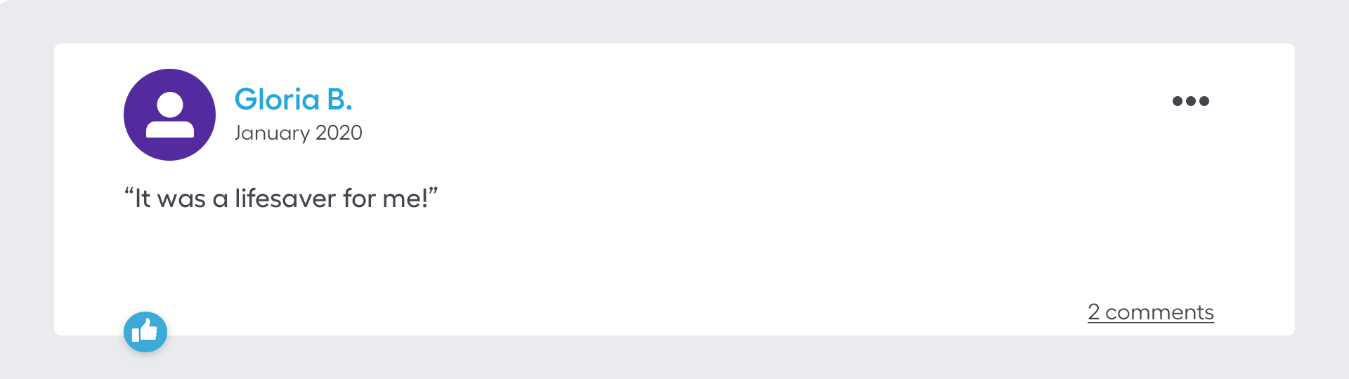 It was a lifesaver for me!