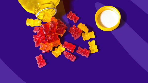 A jar of gummy vitamins spilled out. What happens if you eat too many gummy vitamins?