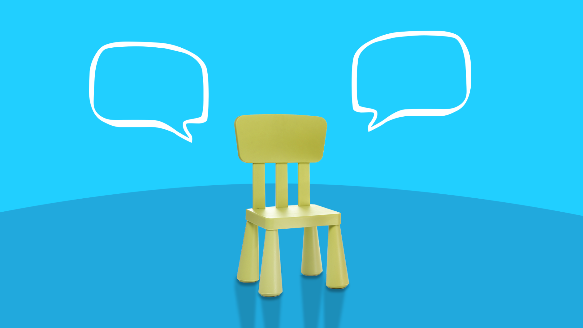 living with migraines - talking to your family - child's chair