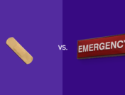Urgent care vs emergency room visits