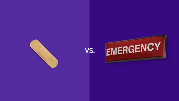 Urgent care vs emergency room visits