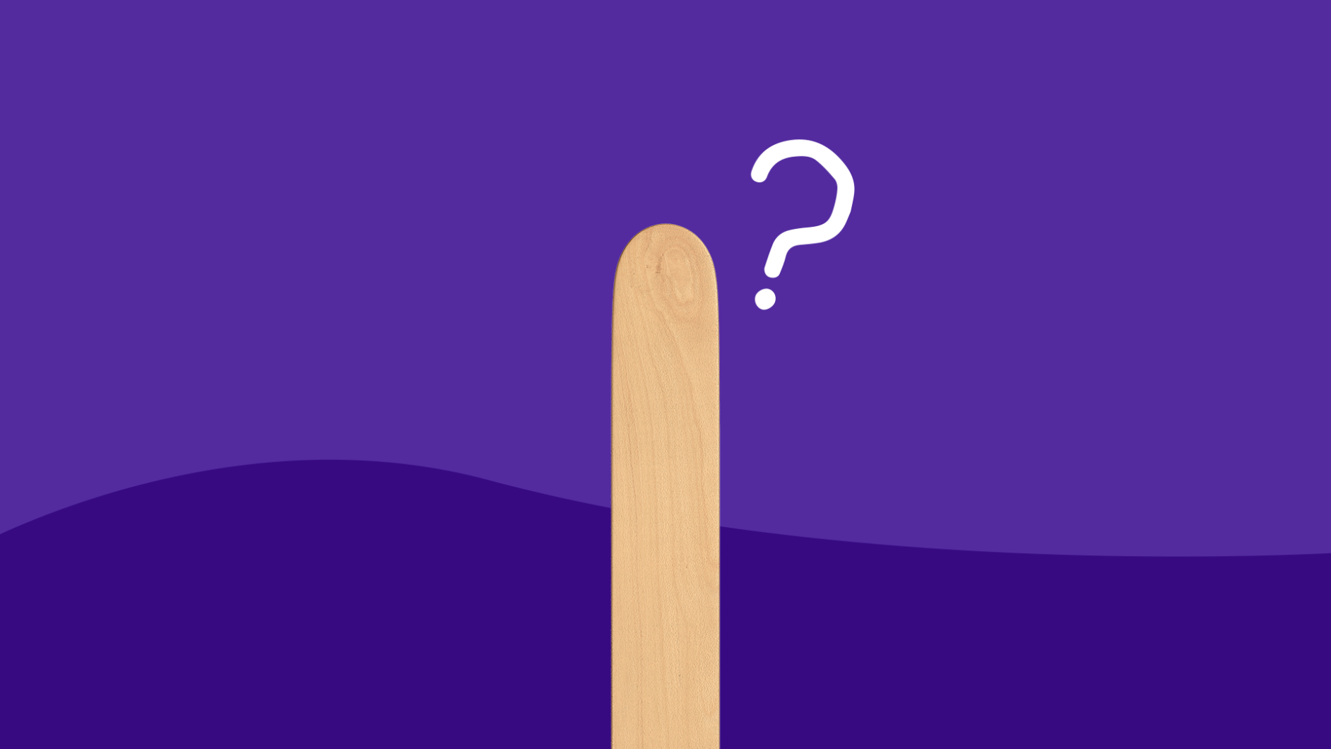 A tongue depressor represents tonsilitis