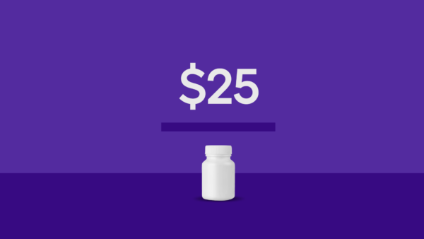 An image of affordable drugs under $25