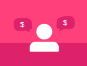 A person with money signs represents prescription coupons