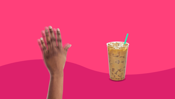 Hand and an iced coffee: How to stop shaky hands