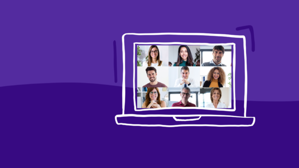 An illustration of Zoom anxiety