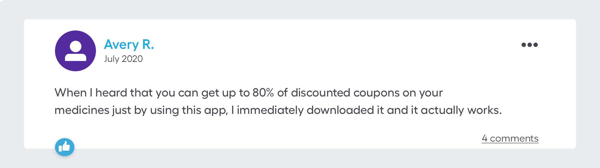 When I heard that you can get up to 80% of discounted coupons on your medicines just by using this app, I immediately downloaded it and it actually works.