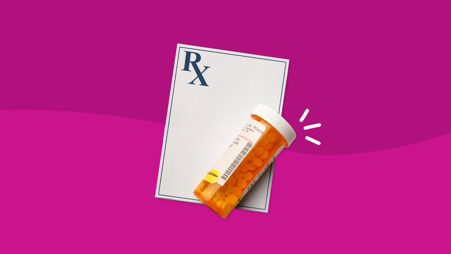 Rx pad and pill bottle: Side effects of Valtrex