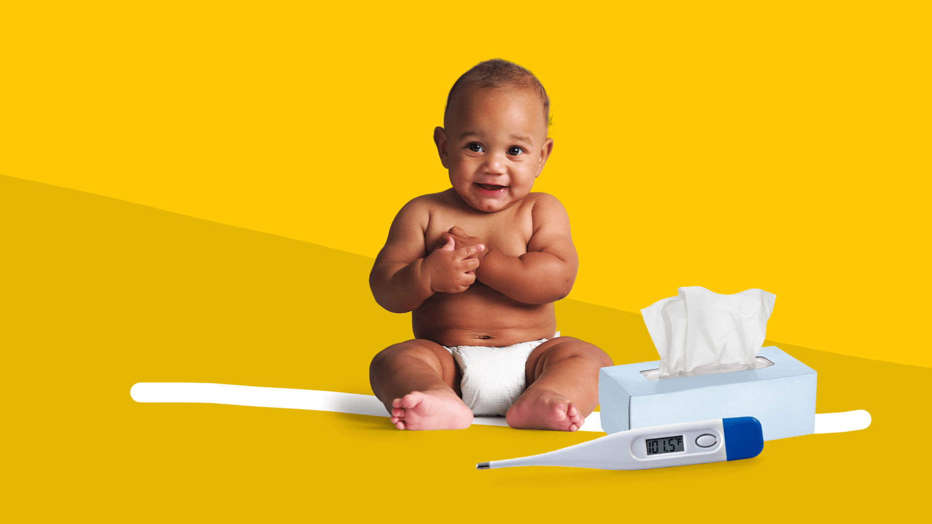 A baby represents RSV