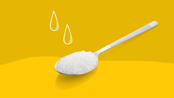 A spoon with sugar represents non diabetic hypoglycemia