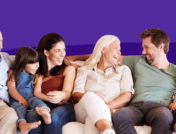 A family talking about family medical history