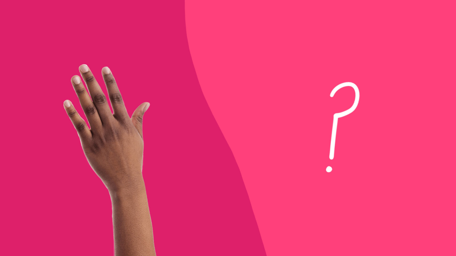 Reaching hand and question mark: Osteoarthritis vs rheumatoid arthritis