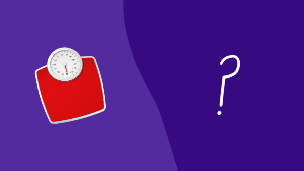 Bathroom scale with question mark: What's the difference between anorexia vs bulimia?