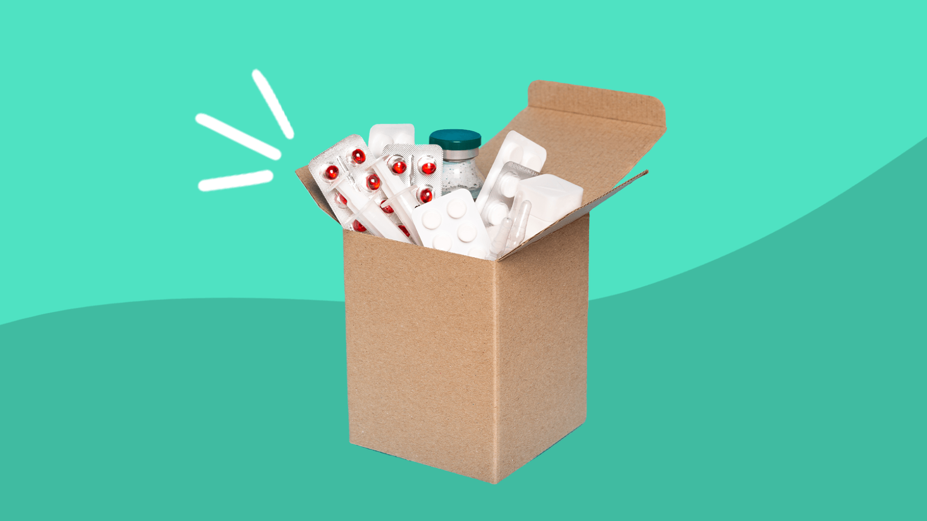 Delivery box with medications inside: Learn what pharmacy delivery is (and what it's not)