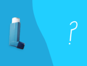 Inhaler and question mark: Compare COPD vs asthma