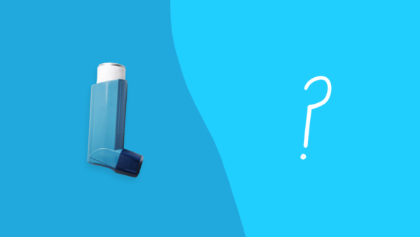 Inhaler and question mark: Compare COPD vs asthma