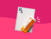 Prescription pad with pill bottle: Common vs. serious Eliquis side effects