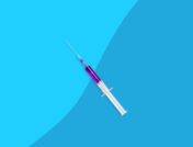 Syringe filled with purple liquid: What is insulin?