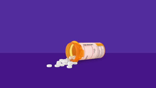 Spilled prescription bottle of pills: Tamiful doses, forms, and strengths