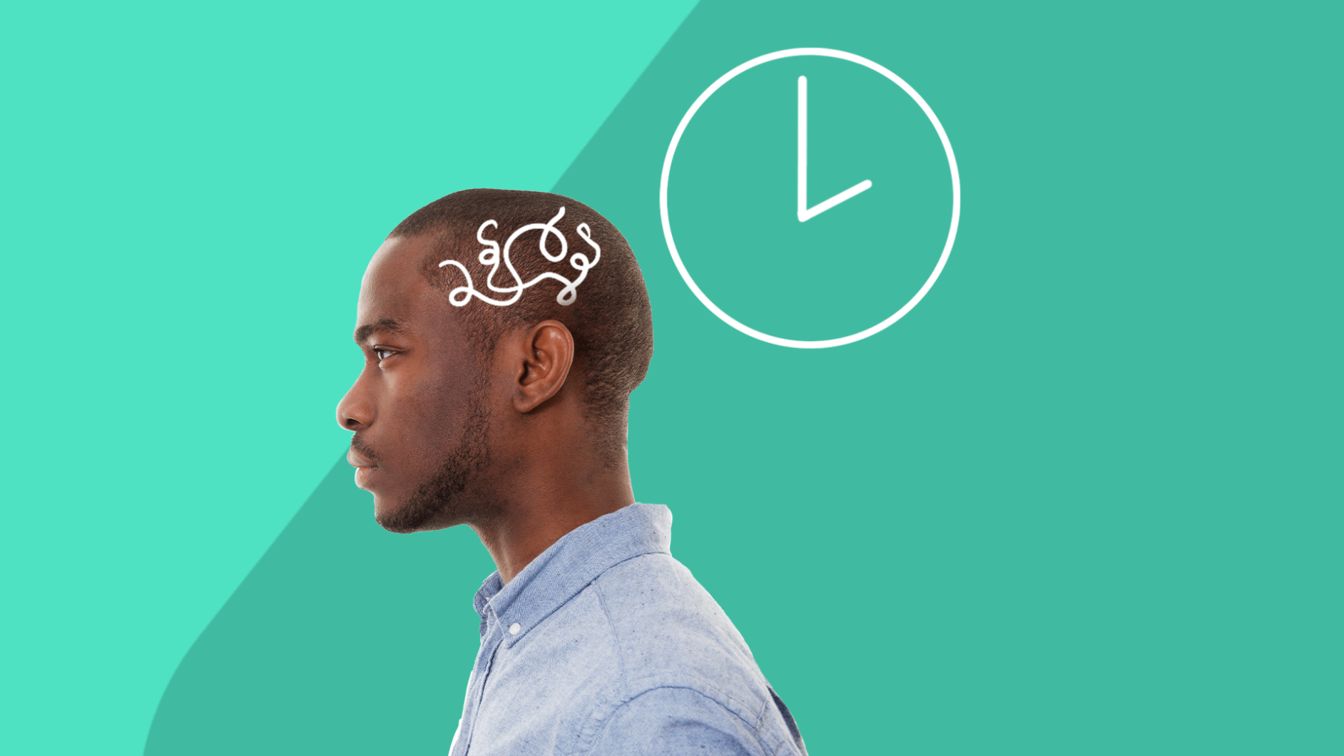 How long do migraines last? A man with a clock