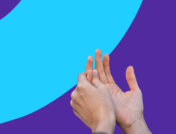 Two hands represent types of arthritis