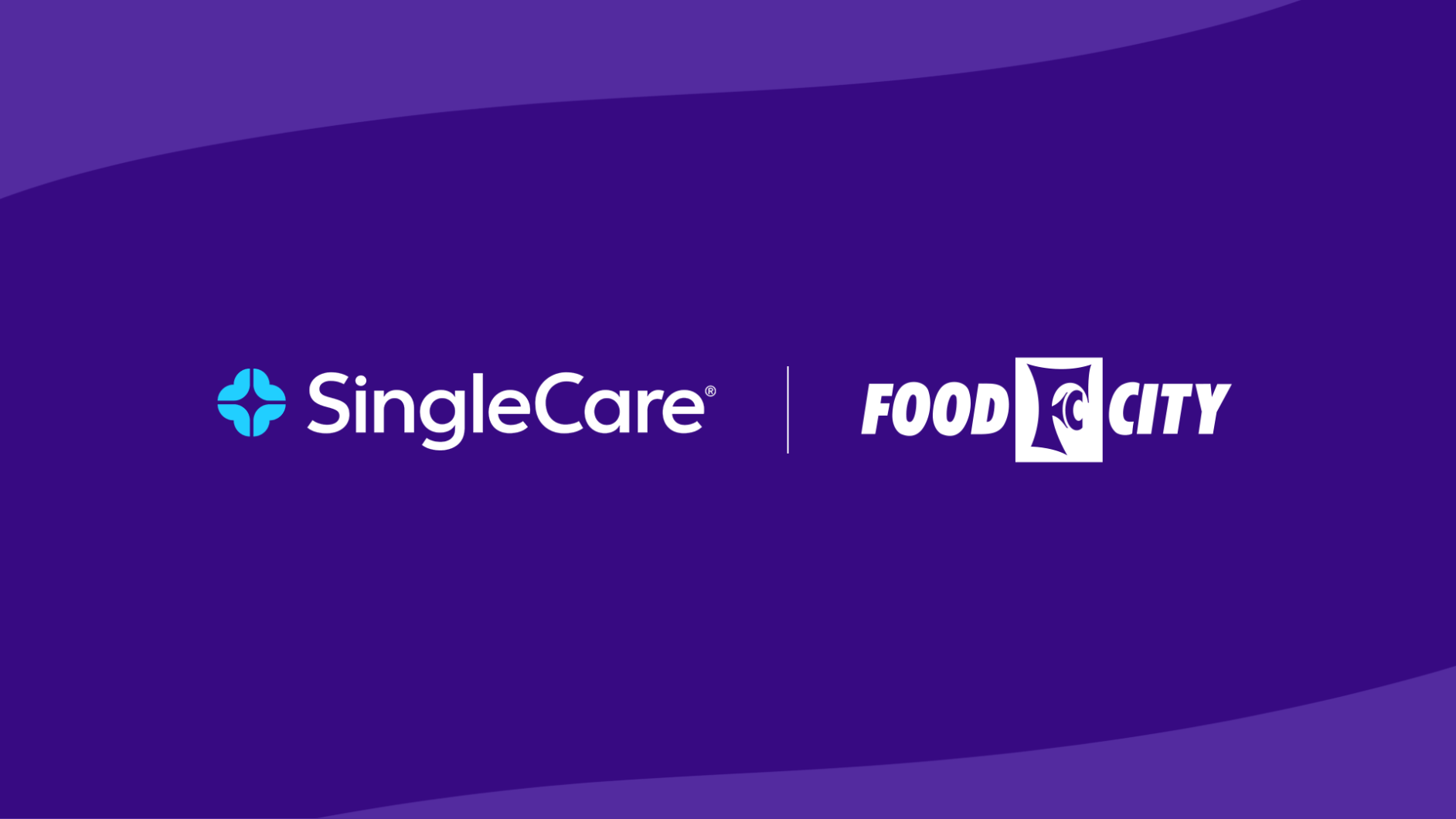 SingleCare logo and Food City logo