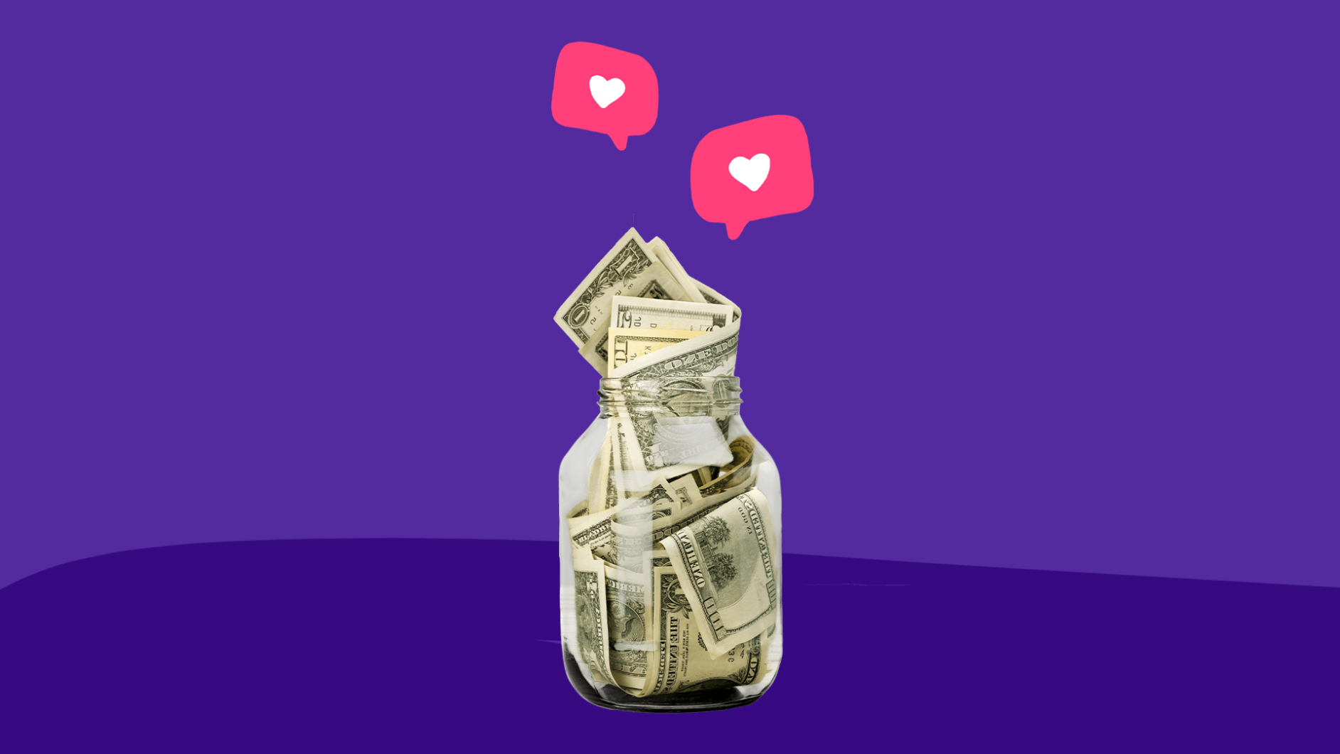 A jar of money represents SingleCare reviews