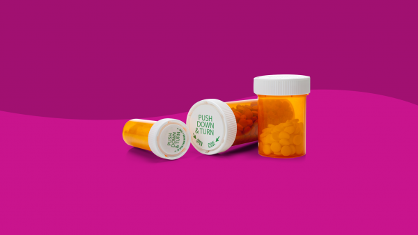 Prescription bottles representing Flagyl dosages