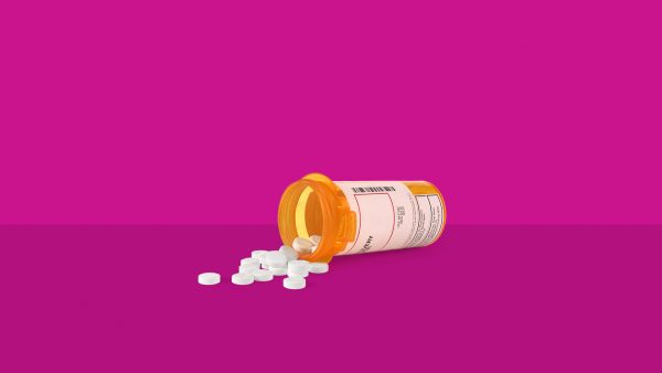 Spilled prescription bottle of pills: Daily vs. as-needed Tessalon Perles dosages