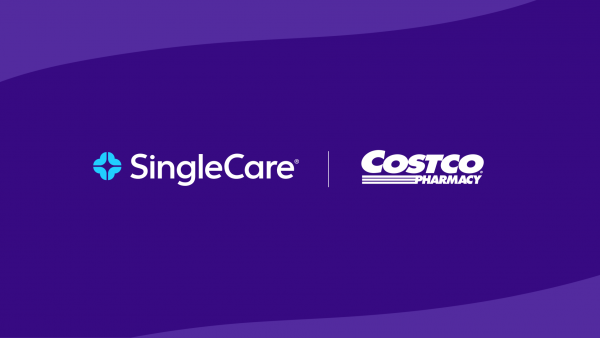 Costco pharmacy and SingleCare logos