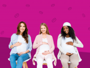 Three expectant moms represent Topamax during pregnancy