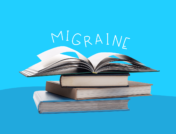 Books and the word migraine represent migraine definition