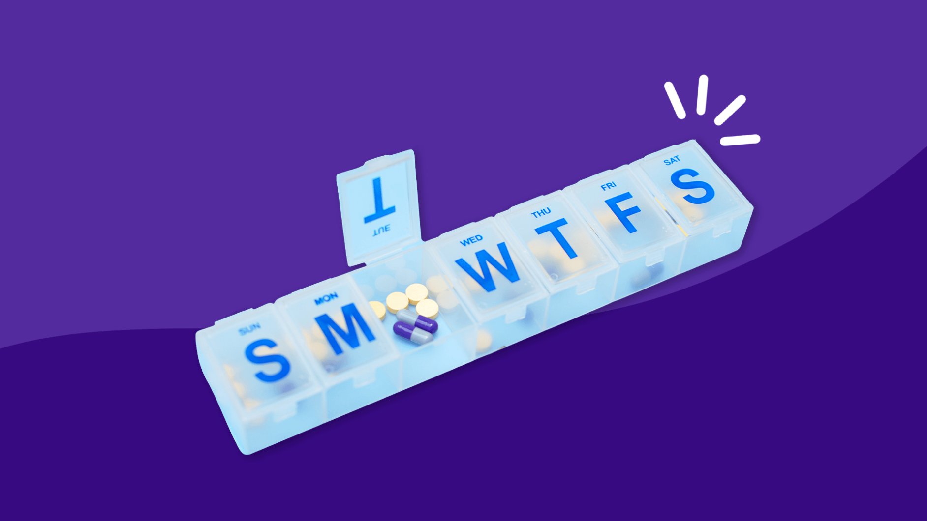 Weekly pill organizer: Medication management tips for people with dementia or Alzheimer's