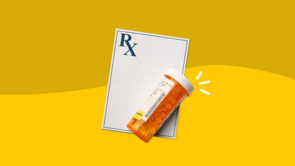 Prescription pad with pill bottle: Lamotrigine side effects